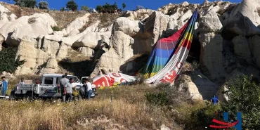 Balloon Disaster Narrowly Averted in Cappadocia: Danger from Reverse Wind!
