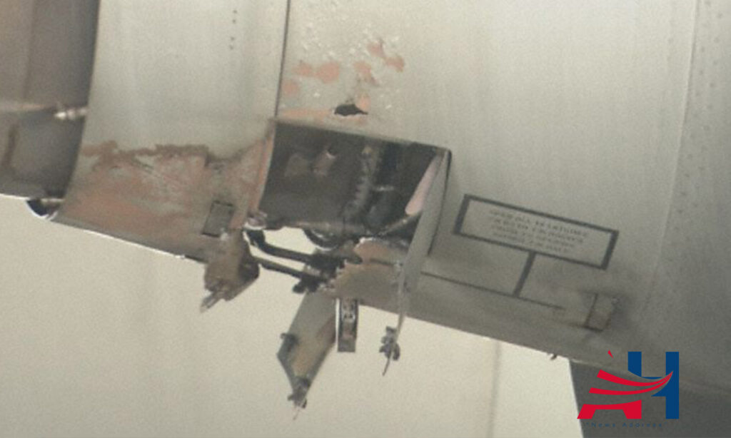 Engine fire on Polar Air Cargo B777 cargo plane