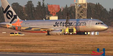 Jetstar Plane Veers Off Runway During Landing, Passengers Stranded