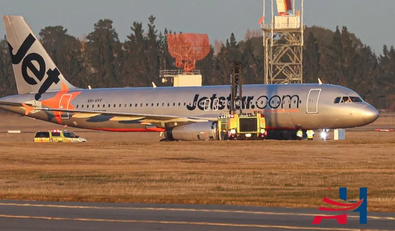 Jetstar Plane Veers Off Runway During Landing, Passengers Stranded