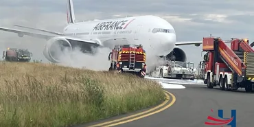 Pushback Vehicle Caught Fire at the Airport