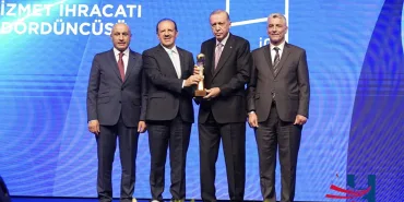 Service Export Award from the President to İGA