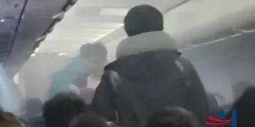 Smoke-Filled Cabin: Terrifying Moments After Explosion on Plane