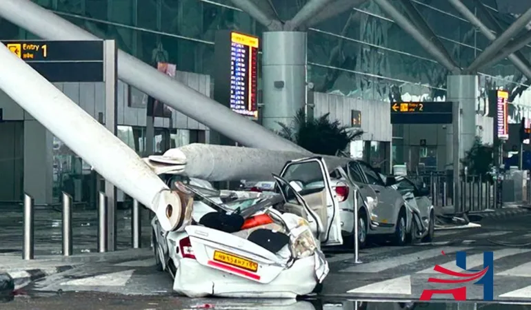 Terminal Roof Collapsed at Delhi Airport: 1 Dead, 6 Injured