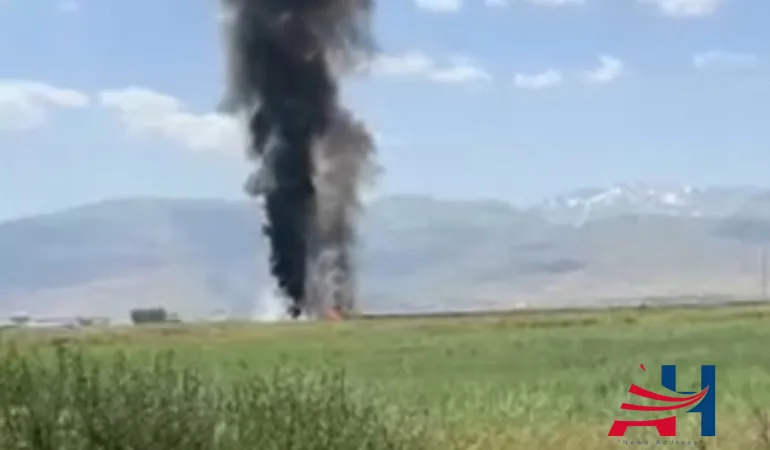 Drone Crash Causes Panic in Hakkari Yüksekova
