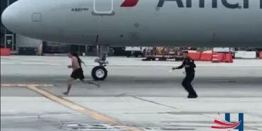 Topless Passenger Detained Running on LAX Apron