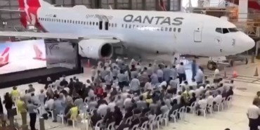 Wage Protest at Qantas: Employees Walk Out During CEO’s Speech
