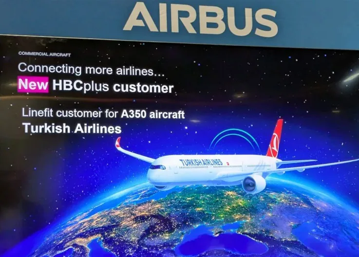 Thai Airways and Turkish Airlines Sign Agreement for Airbus HBC Plus Ka-Band In-Flight Broadband Connectivity