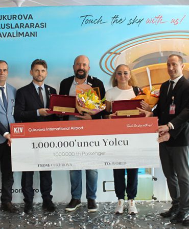 Surprise for the 1 Millionth Passenger at Çukurova International Airport