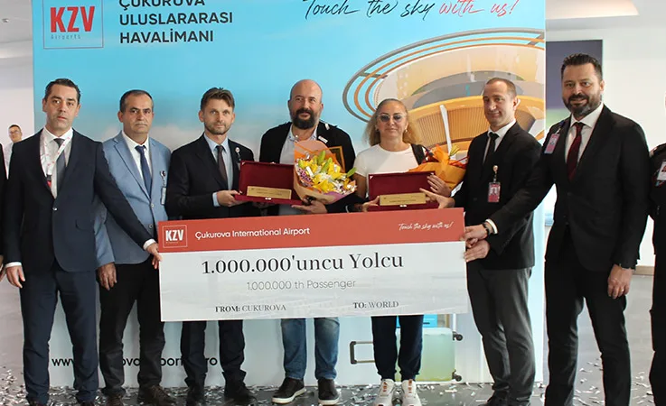 Surprise for the 1 Millionth Passenger at Çukurova International Airport