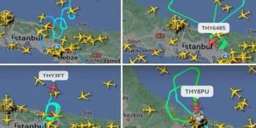 Severe Lodos Wind Disrupts Flights in Istanbul: Planes Circling in the Air