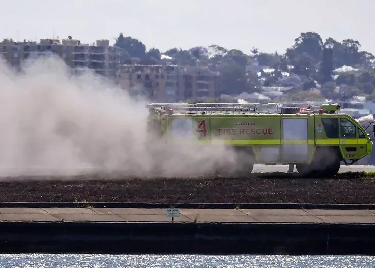 Double Danger in Sydney: Emergency Landing and Fire by the Runway