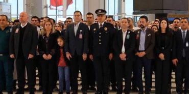 Commemoration Ceremony for Atatürk Held at Istanbul Airport on November 10