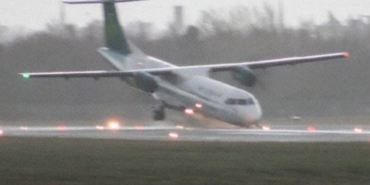 Nose Landing Gear Collapses During Hard Landing of Emerald Airlines Plane