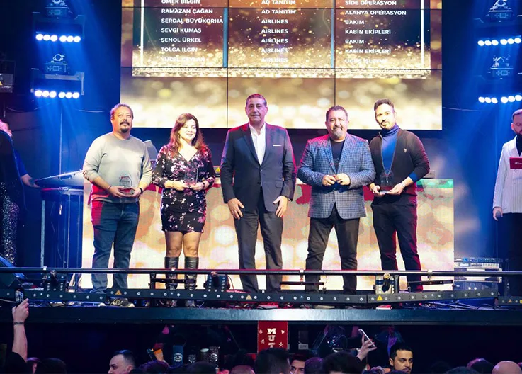 A Special Night for Corendon Employees: 86 Employees Given Seniority Plaques