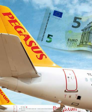 Pegasus Airlines Offers €5 Deals on International Flights!