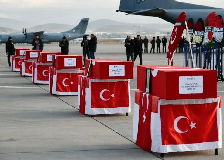 Solemn Farewell Ceremony at Süleyman Demirel Airport