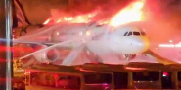 Disaster Averted in Busan: Air Busan Plane Engulfed in Flames!