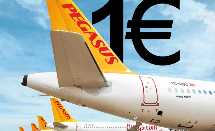 Flight Prices to Northern Cyprus Starting from 1 Euro by Pegasus Airlines!