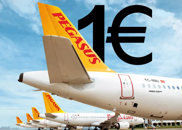 Flight Prices to Northern Cyprus Starting from 1 Euro by Pegasus Airlines!