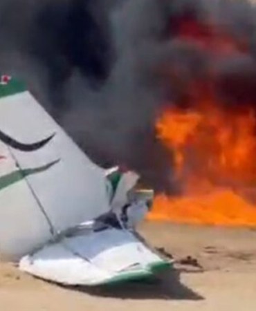 Nightmare in the Sky: Cessna 172 Crashes in Flames, Three Dead
