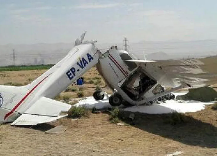 Training Plane Crashes in Iran: 3 Dead