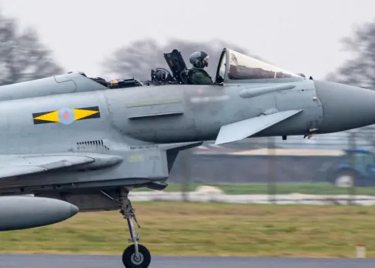 Typhoon Incident at RAF Coningsby: Canopy Ejected Mid-Flight