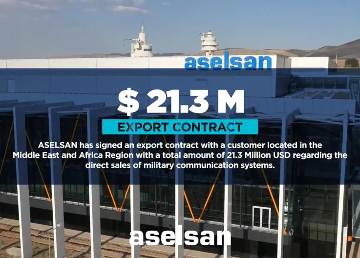ASELSAN Signs $21.3 Million Agreement