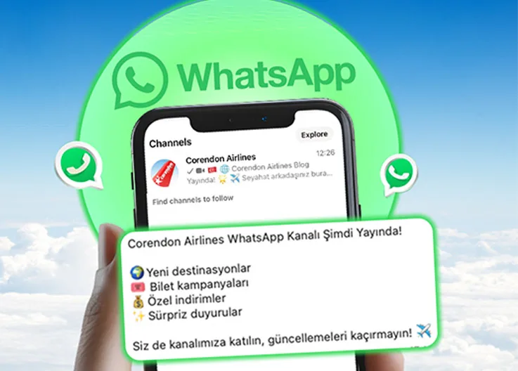 Corendon Airlines WhatsApp Channel Opened!