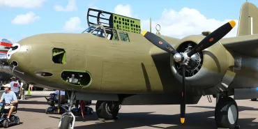 Scary Crash at Texas Airshow: A20 Havoc Aircraft Crashes and Catches Fire!