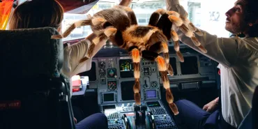 Tarantula Bitten, Pilot Resisted! Hours of Crisis on the Plane