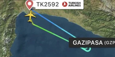 Turkish Airlines Plane Changed Route! Emergency landing in Antalya instead of Gazipasa!