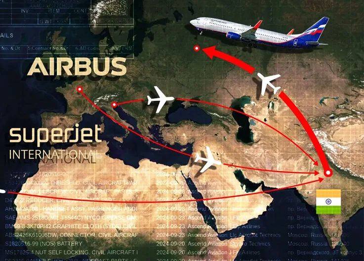 Western Aircraft Parts Flowing to Russia! $50 Million Shipment