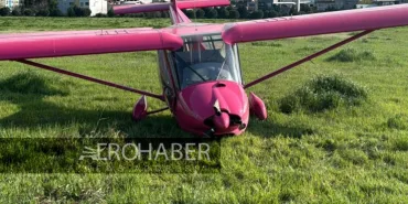 Training Aircraft Accident in Bursa! Landing Gear Broken