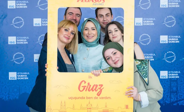 Direct Flights Between Sabiha Gökçen and Graz Launched: Pegasus to Operate Three Weekly Flights