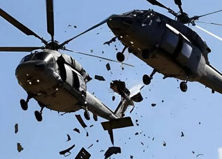 Helicopters Collide Mid-Air, 5 Dead