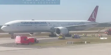 Turkish Airlines Boeing 777 Faces Danger in Berlin! Emergency Response on the Runway