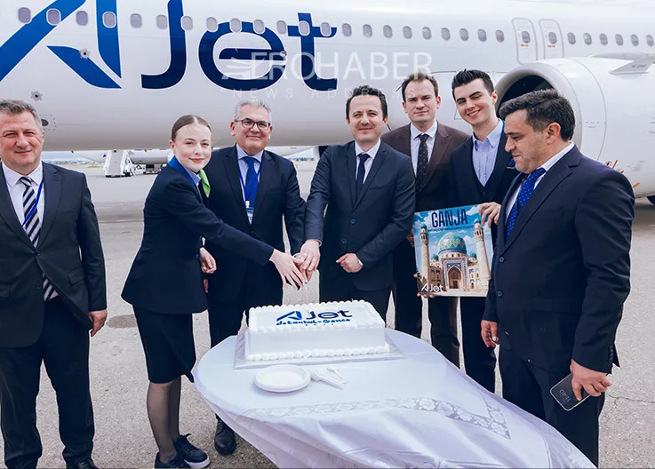 AJet Launches Nakhchivan-Ganja Route: First Flight Completed