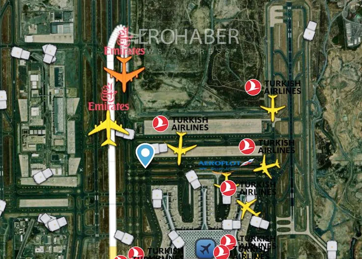 Emirates A380 Aircraft Diverted to Istanbul Airport as Airspaces Closed