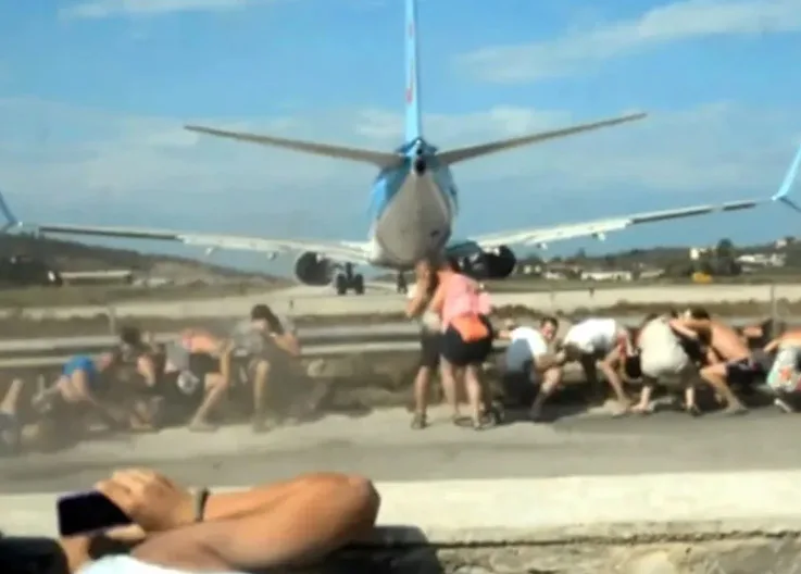 Hospitalised While Plane Spotting in Skiathos