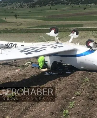 Training Aircraft Departing from Yenişehir Crashes in Bilecik