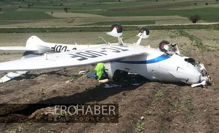 Training Aircraft Departing from Yenişehir Crashes in Bilecik