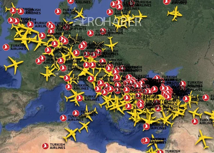 Turkish Airlines Sets Historic Record with 1,369 Daily Flights