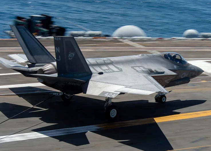 $100 Million F-35C Crashes in California