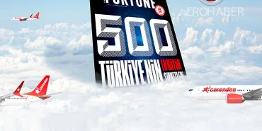 Corendon Airlines Rises in the Fortune 500 Turkey List in Its 20th Year!