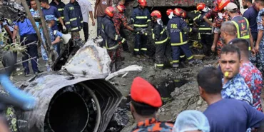 F-7 Fighter Jet Crashes into School in Dhaka: At Least 18 Dead, 160 Injured