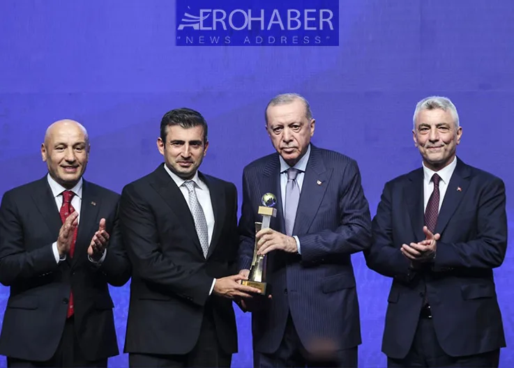 Selçuk Bayraktar Receives Export Award from President Erdoğan