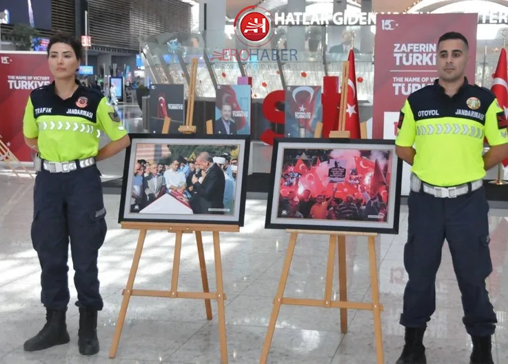 Unforgettable Moments of July 15 Displayed at the Airport