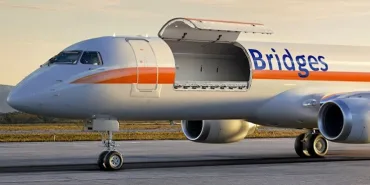 Bridges Air Cargo Receives Its First Embraer E190 P2F Aircraft