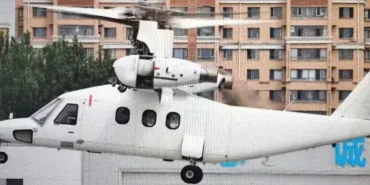 China’s First Manned Tiltrotor UR6000 Successfully Flies